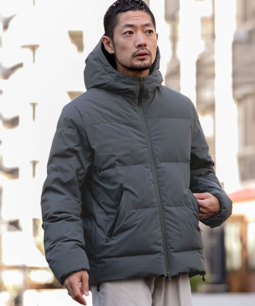  ダウンジャケット オリーブグリーン セール】 『XLサイズあり』ファンクショナルストレッチグリーン