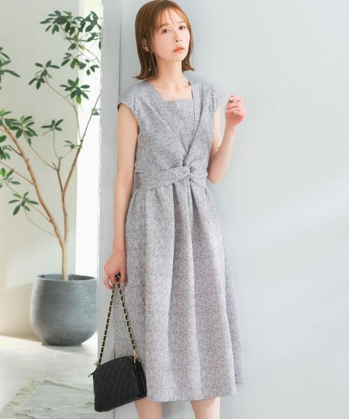 ＊＊URBAN RESEARCH ROSSO / アーバンリサーチ ロッソ ドレス | 『別注』Chaco×ROSSO　ジャガード2WAYドレス（mocha）