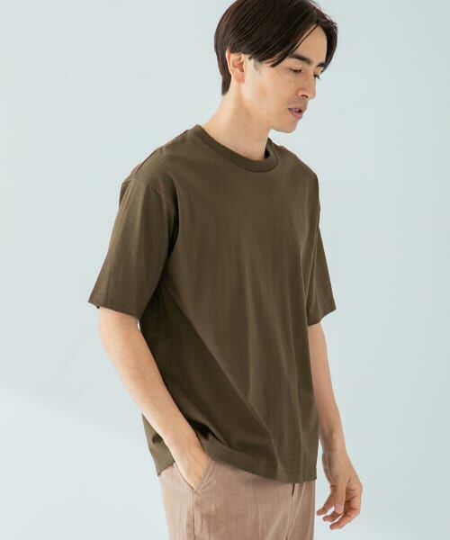 ＊＊URBAN RESEARCH ROSSO / アーバンリサーチ ロッソ Tシャツ | 『XLサイズあり』USAコットンMYSTANDARD半袖Tシャツ（KHAKI）