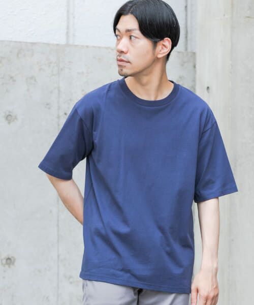 ＊＊URBAN RESEARCH ROSSO / アーバンリサーチ ロッソ Tシャツ | 『XLサイズあり』USAコットンMYSTANDARD半袖Tシャツ（NAVY）