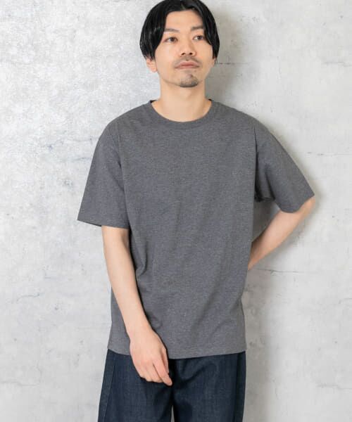 ＊＊URBAN RESEARCH ROSSO / アーバンリサーチ ロッソ Tシャツ | 『XLサイズあり』汗染み防止クルーネック半袖Tシャツ（GRAY）