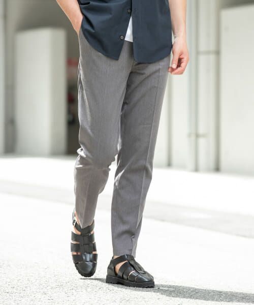 ＊＊URBAN RESEARCH ROSSO / アーバンリサーチ ロッソ その他パンツ | 『XLサイズあり』ハイパフォーマンスアーバンイージーパンツ（CHARCOAL）