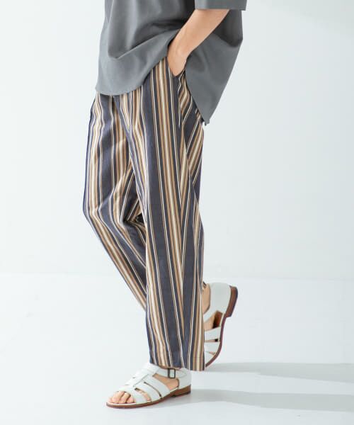 ＊＊URBAN RESEARCH ROSSO / アーバンリサーチ ロッソ その他パンツ | 『WEB限定』イージーストライプパンツ（INDIGO）