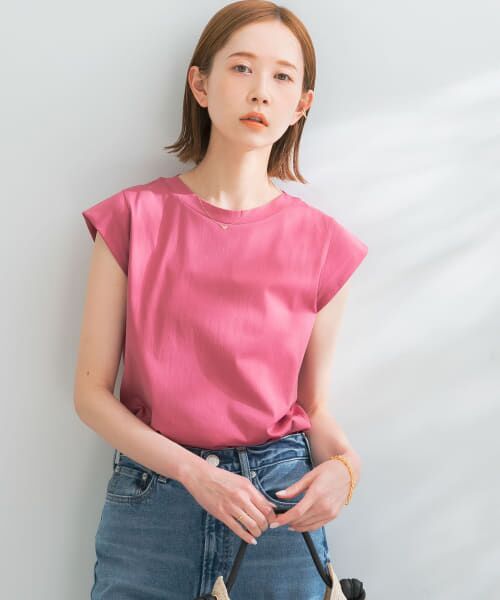 ＊＊URBAN RESEARCH ROSSO / アーバンリサーチ ロッソ Tシャツ | フレンチTシャツ（PINK）