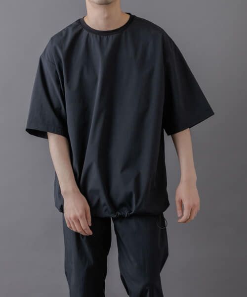 ＊＊URBAN RESEARCH ROSSO / アーバンリサーチ ロッソ Tシャツ | 丸井織物ファンクション半袖プルオーバー（BLACK）