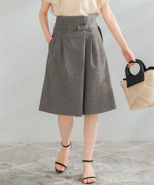 ＊＊URBAN RESEARCH ROSSO / アーバンリサーチ ロッソ ショート・ハーフ・半端丈パンツ | ミドルラップハーフパンツ（brown）