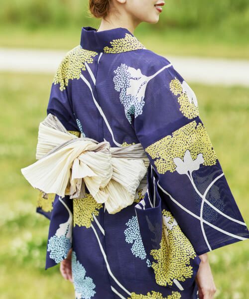綿絽ゆかた 花と蔓 （着物・浴衣・小物類）｜＊＊URBAN RESEARCH