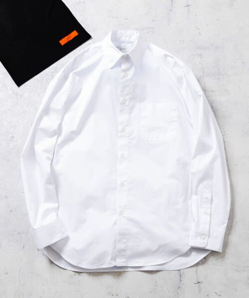 ＊＊URBAN RESEARCH ROSSO / アーバンリサーチ ロッソ シャツ・ブラウス | 『XXLサイズあり』ハイパフォーマンスブロードレギュラーシャツ（WHITE）