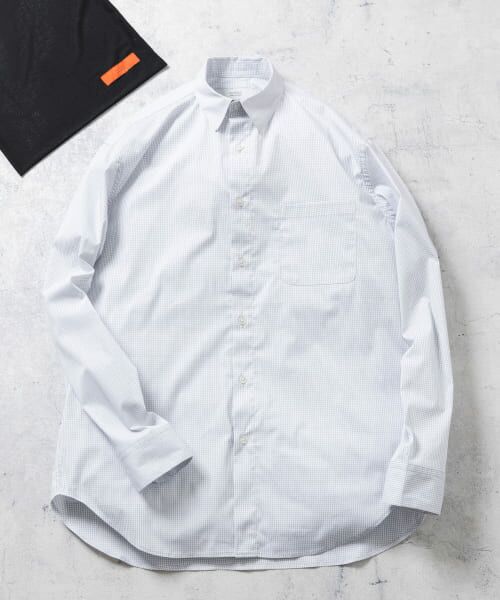 ＊＊URBAN RESEARCH ROSSO / アーバンリサーチ ロッソ シャツ・ブラウス | 『XXLサイズあり』ハイパフォーマンスブロードレギュラーシャツ（CHECK WHT）
