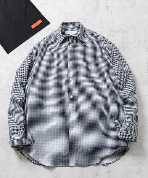 ＊＊URBAN RESEARCH ROSSO / アーバンリサーチ ロッソ シャツ・ブラウス | 『XXLサイズあり』ハイパフォーマンスブロードレギュラーシャツ（BLK CHECK）