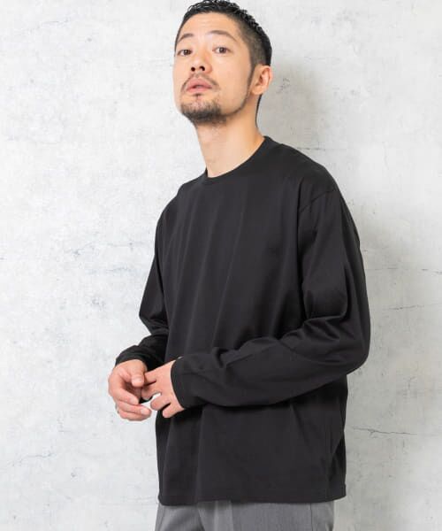 セール】 『XLサイズあり』JAPAN FABRICロングスリーブクルーT