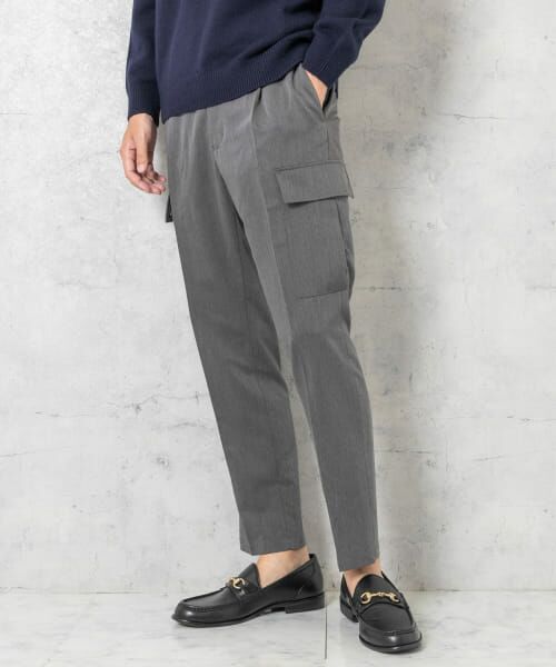 ＊＊URBAN RESEARCH ROSSO / アーバンリサーチ ロッソ ショート・ハーフ・半端丈パンツ | 『XLサイズあり』ハイパフォーマンスアーバンスリムカーゴパンツ（GRAY）