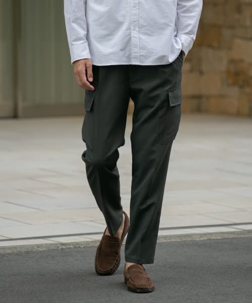 ＊＊URBAN RESEARCH ROSSO / アーバンリサーチ ロッソ ショート・ハーフ・半端丈パンツ | 『XLサイズあり』ハイパフォーマンスアーバンスリムカーゴパンツ（CHARCOAL）
