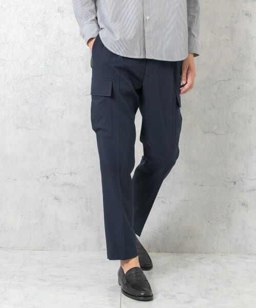 ＊＊URBAN RESEARCH ROSSO / アーバンリサーチ ロッソ ショート・ハーフ・半端丈パンツ | 『XLサイズあり』ハイパフォーマンスアーバンスリムカーゴパンツ（NAVY）