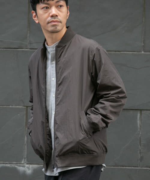 ＊＊URBAN RESEARCH ROSSO / アーバンリサーチ ロッソ ブルゾン | 『XLサイズあり』MA-1ブルゾン（CHARCOAL）