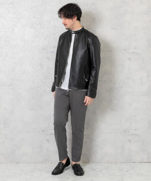 セール】 『XLサイズあり』フェイクレザーシングルライダース