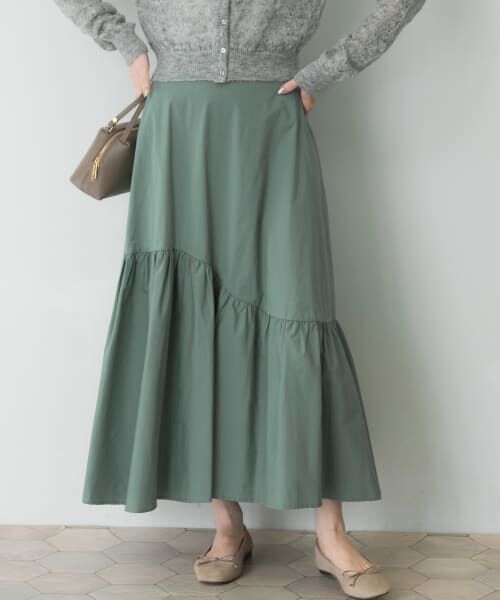 ＊＊URBAN RESEARCH ROSSO / アーバンリサーチ ロッソ スカート | 切替ボリュームスカート（mint）