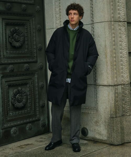 【Bristol】ダウンコート モッズコート 黒 NIKE ソフネット セール】 『別注』+phenix WINDSTOPPER by GORE-TEX LABS