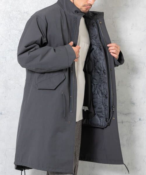 URBAN RESEACH中綿ライナー付 フードレスモッズコート　Lサイズ 0000303836000.jpg