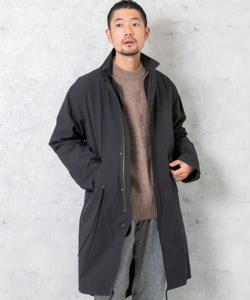 URBAN RESEACH中綿ライナー付 フードレスモッズコート　Lサイズ セール】 中綿ライナー付 フードレスショートモッズ