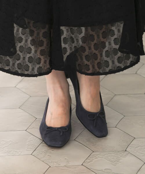 ＊＊URBAN RESEARCH ROSSO / アーバンリサーチ ロッソ バレエシューズ | シープスエードバレエシューズ（charcoal）