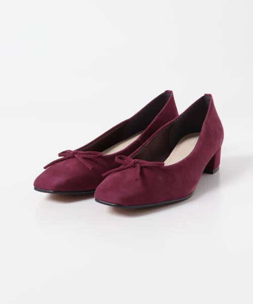 ＊＊URBAN RESEARCH ROSSO / アーバンリサーチ ロッソ バレエシューズ | シープスエードバレエシューズ（bordeaux）