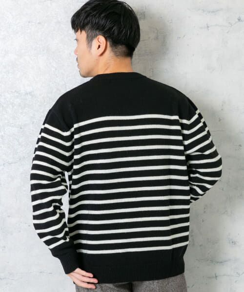 atlast&co ボーダー　サイズ40 atlast&co ボーダー サイズ40