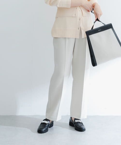 ＊＊URBAN RESEARCH ROSSO / アーバンリサーチ ロッソ その他パンツ | ウォッシャブルセンタープレスパンツ（ECRU）