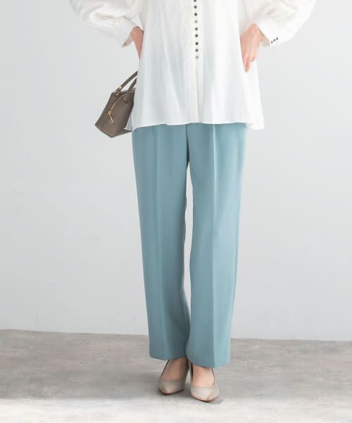 ＊＊URBAN RESEARCH ROSSO / アーバンリサーチ ロッソ その他パンツ | ウォッシャブルセンタープレスパンツ（BLUE）