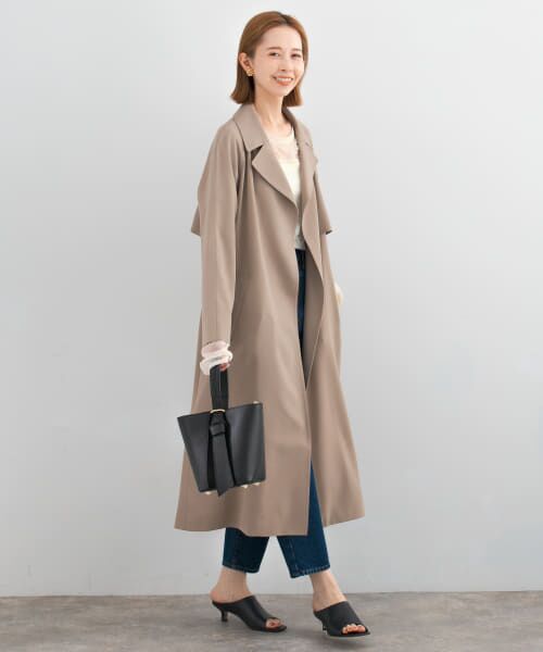 sheller タックトレンチコート新品未使用 military trench coat | ok.soon