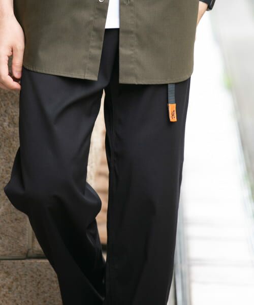 ＊＊URBAN RESEARCH ROSSO / アーバンリサーチ ロッソ その他パンツ | 『別注』GRAMICCI　ストレッチギャバテーパードパンツ（BLACK）