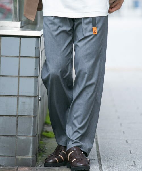 ＊＊URBAN RESEARCH ROSSO / アーバンリサーチ ロッソ その他パンツ | 『別注』GRAMICCI　ストレッチギャバテーパードパンツ（CHARCOAL）
