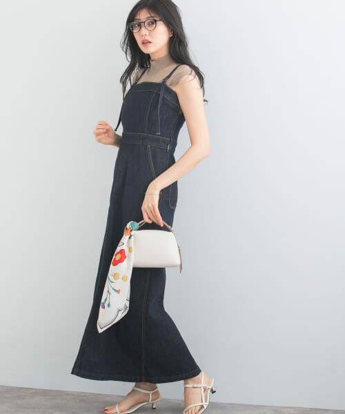 【公式サイト完売！定価15950円】Lee　ロッソ　デニム　ワンピース　キャミ 公式サイト完売！定価15950円】Lee ロッソ デニム ワンピース キャミ
