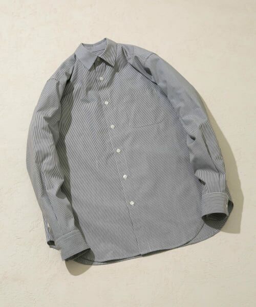 ＊＊URBAN RESEARCH ROSSO / アーバンリサーチ ロッソ シャツ・ブラウス | 『XLサイズあり』『防シワ』『防臭』ハイパフォーマンスブロードレギュラーシャツ（BLK STRIPE）