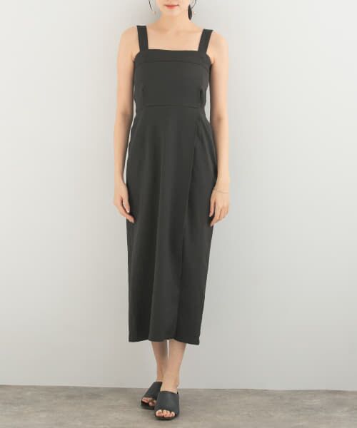 ★美品◆アーバンリサーチロッソ◆ 2WAYVネックストレートワンピース 楽天市場】2WAY Vネックストレートワンピース／アーバンリサーチ