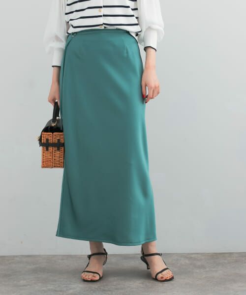 45R/45rpm オンザビーチスカート 日本製 カーキ JULY COORDINATES2022 | Collection | 45R