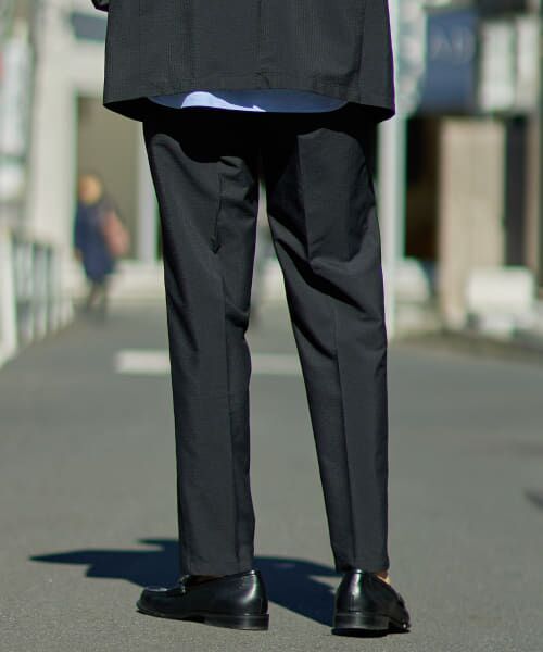 美品 人気商品 ✨️ アーバンリサーチ シアサッカー セットアップ M 黒 URBAN RESEARCH ROSSO - 【URBAN RESEARCH ROSSO】シアサッカー