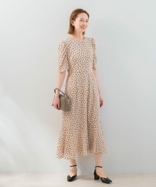 セール】 Chaco×ROSSO ドットフロッキードレス （ドレス