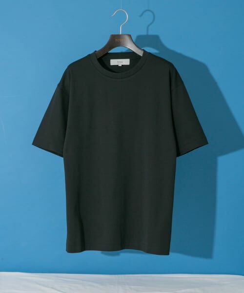 ＊＊URBAN RESEARCH ROSSO / アーバンリサーチ ロッソ Tシャツ | 『XLサイズあり』『UR TECH』防汚加工 スタンダードクルーネックTシャツ（BLACK）