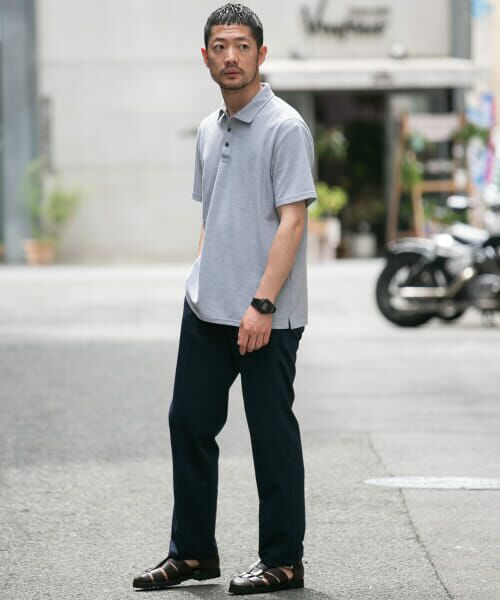 T T Y aCIRCOLO 1911 鹿の子 ポロシャツ XL グレー POLO RALPH LAUREN ポロシャツ XL グレー コットン 鹿の子