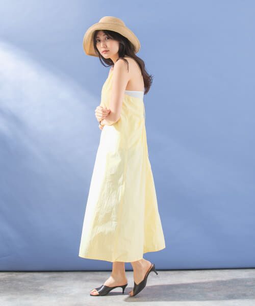 セール】 le HALTER-NECK DRAWSTRING ONE-PIECE （ワンピース