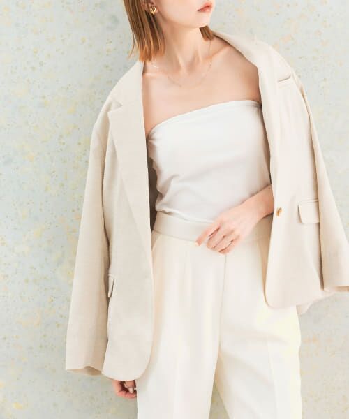 ＊＊URBAN RESEARCH ROSSO / アーバンリサーチ ロッソ キャミソール・チューブトップ | SkinAware　バンドゥブラトップ（WHT）