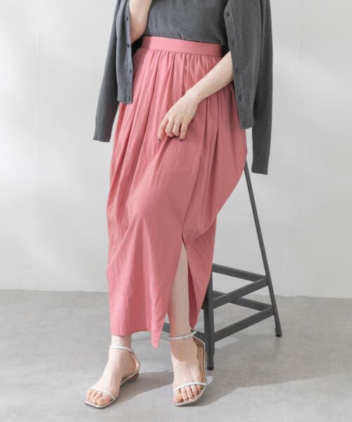 45R/45rpm オンザビーチスカート 日本製 カーキ Kawasaki PLAZA Apparel special website｜#乗るカワサキ #着る