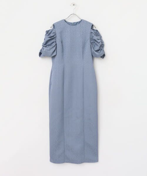 ＊＊URBAN RESEARCH ROSSO / アーバンリサーチ ロッソ ドレス | kaene　ショルダーデザインドレス（sax）