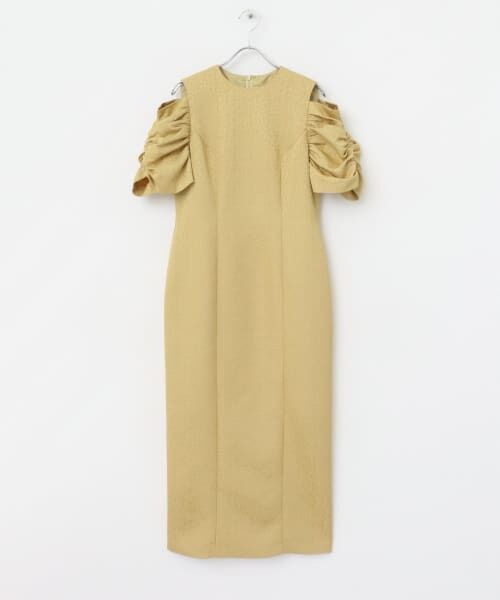 ＊＊URBAN RESEARCH ROSSO / アーバンリサーチ ロッソ ドレス | kaene　ショルダーデザインドレス（yellow）