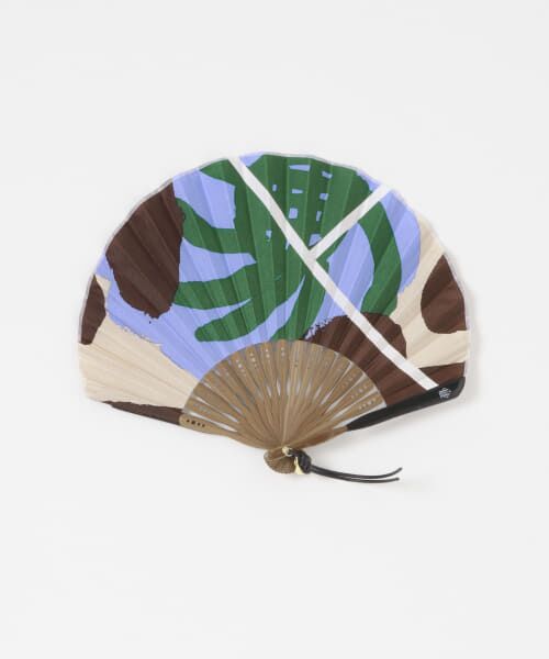 ＊＊URBAN RESEARCH ROSSO / アーバンリサーチ ロッソ その他小物 | manipuri　扇子ペイントフラワー（brown）