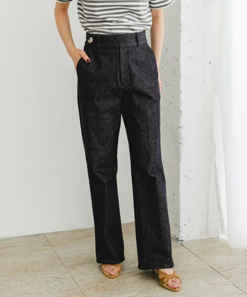 ＊＊URBAN RESEARCH ROSSO / アーバンリサーチ ロッソ デニムパンツ | 『MADE IN JAPAN』F by ROSSO　モンスターストレッチセミフレアデニム（INDIGO）