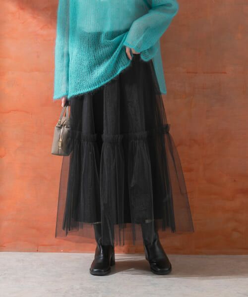 新品　URBAN RESEARCH ROSSO チュールスカート アーバンリサーチ ロッソ URBAN RESEARCH ROSSO チュール