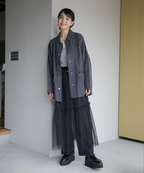 tsuyoshiyao ミリタリージャケット+チュールスカート tsuyoshiyao ミリタリージャケット+チュールスカート ツヨシ