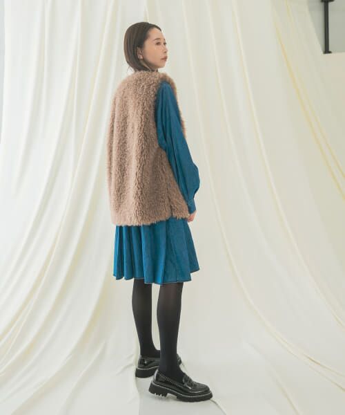 今日までの価格Wrangler×ROSSO　WESTERN MINI DRESS セール】『別注』Wrangler×ROSSO WESTERN MINI DRESS（シャツ